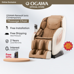 [Trade-In] [NEW Arrival] Ogawa RetreaX Ionic Contemporary Massage Chair Free 3in1 Leather Kit [Deposit RM200 Only] [Free Shipping WM]*